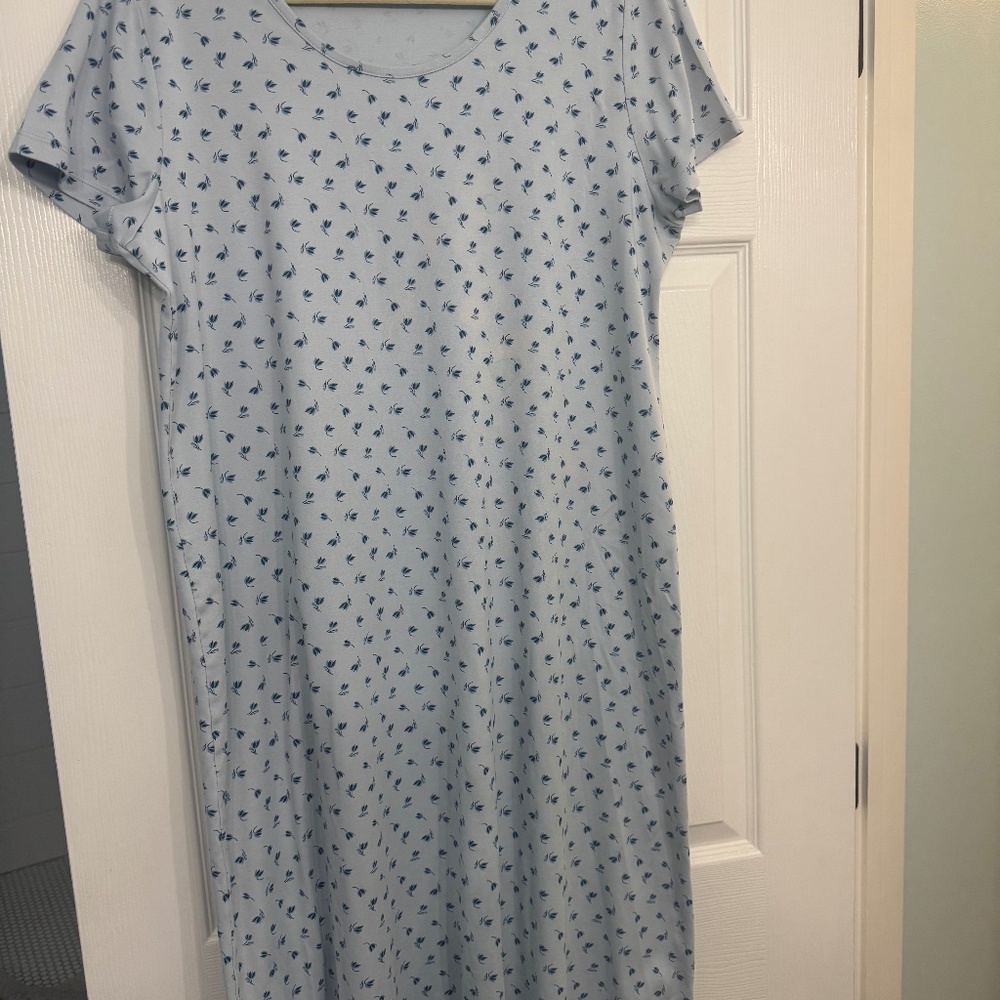 Lands' End long cotton nightgown size XL